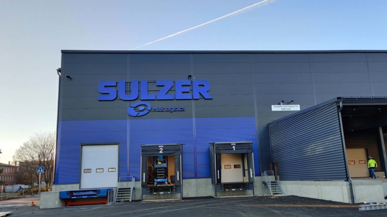 HUB logistics planned Sulzer's new logistics center